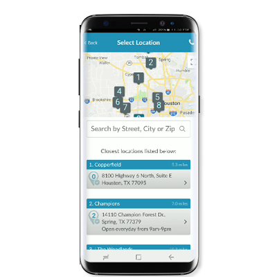 Mobile Screenshot - Location Lookup